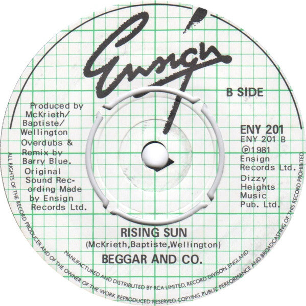 Beggar & Co. : (Somebody) Help Me Out (7", Single, Kno)