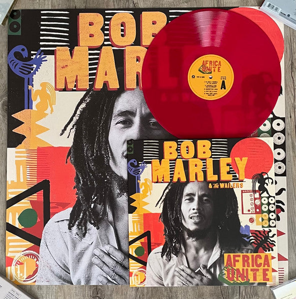 Bob Marley & The Wailers : Africa Unite (LP, Album, Ltd, Red)