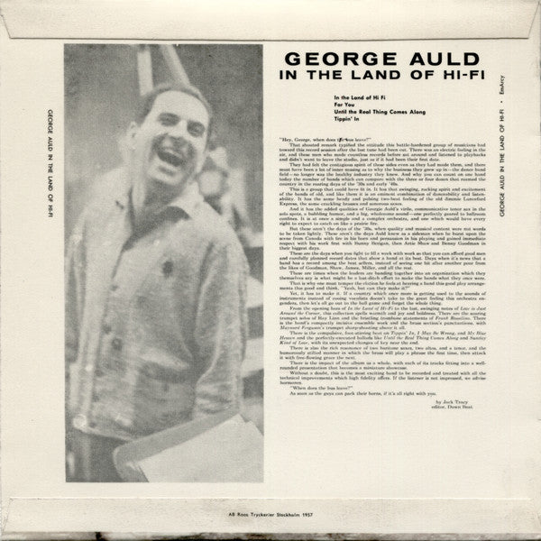 Georgie Auld And His Orchestra : In The Land Of Hi-Fi Vol. 1 (7", EP)