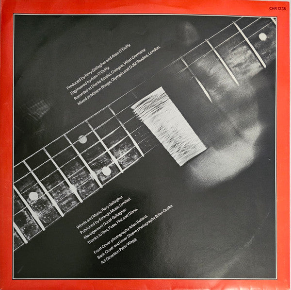 Rory Gallagher : Top Priority (LP, Album, Red)