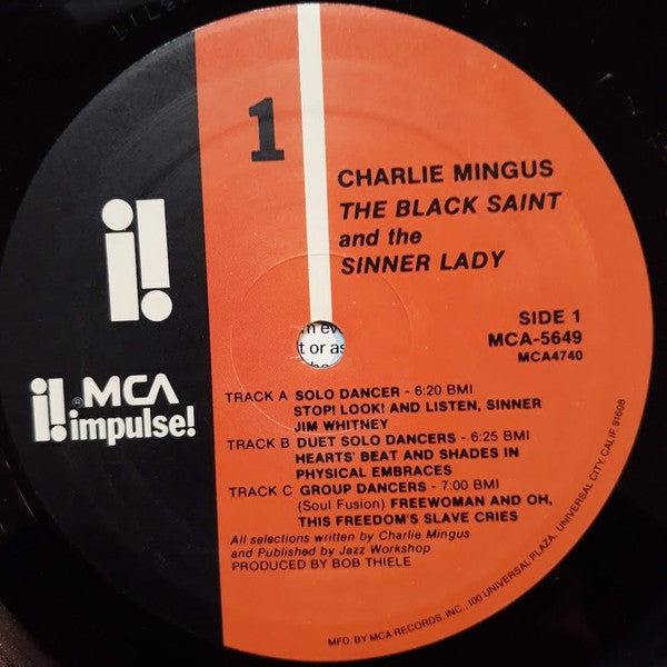Charles Mingus : The Black Saint And The Sinner Lady (LP, Album, RE, RM)