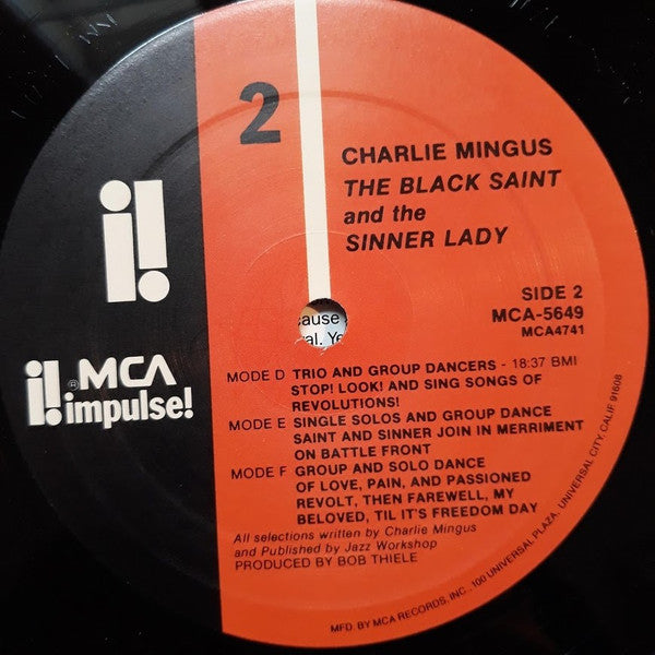 Charles Mingus : The Black Saint And The Sinner Lady (LP, Album, RE, RM)