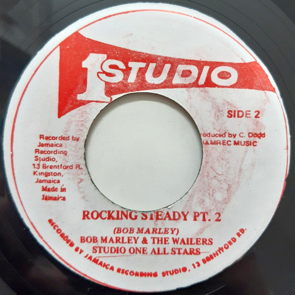 Bob Marley & The Wailers : Rocking Steady (7")