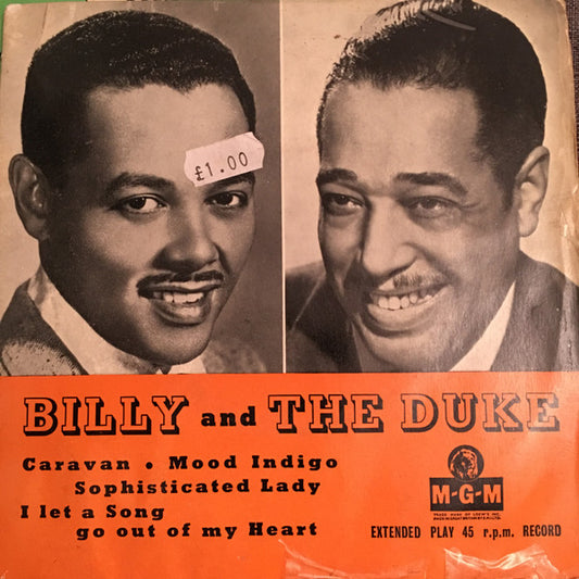 Billy Eckstine : Billy And The Duke (7", EP)