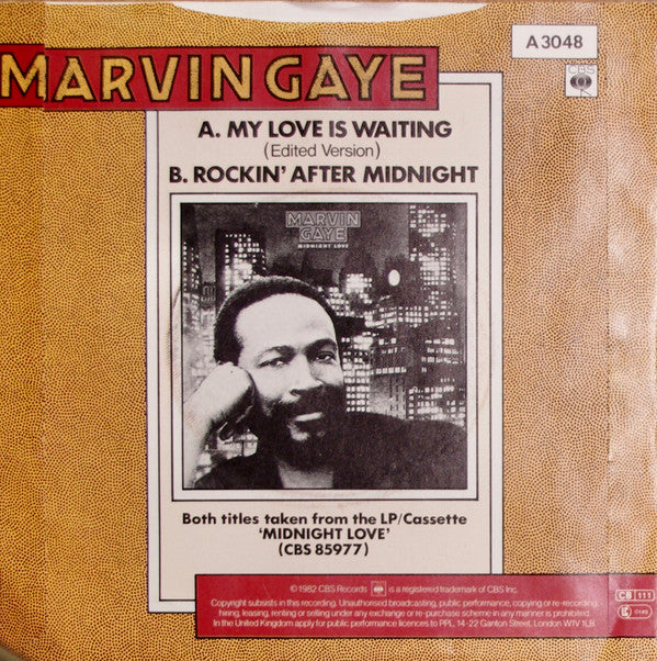 Marvin Gaye : My Love Is Waiting (7", Single, Inj)