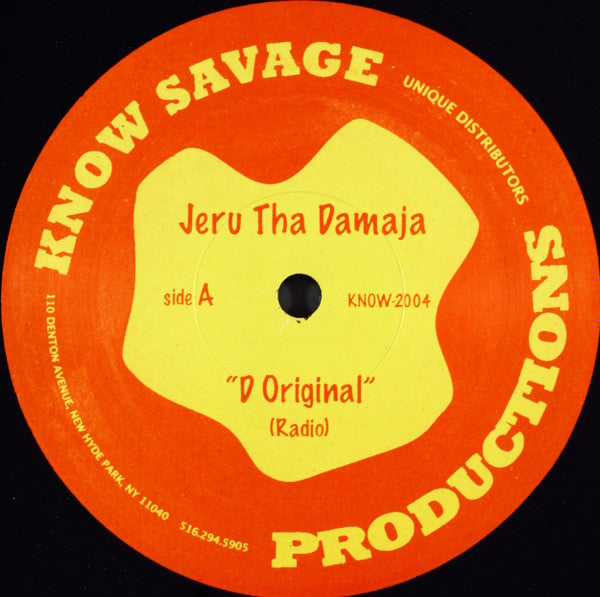 Jeru The Damaja : D. Original (12", RE)