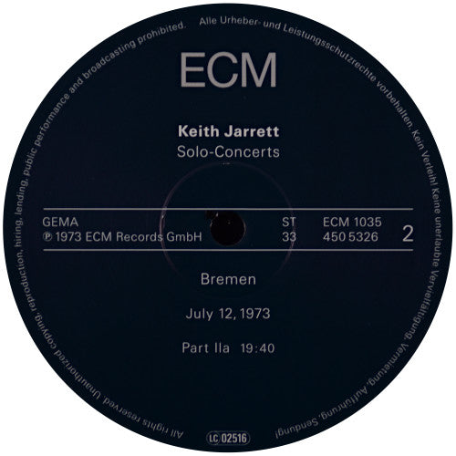 Keith Jarrett : Solo Concerts: Bremen / Lausanne (3xLP, Album, RE + Box)