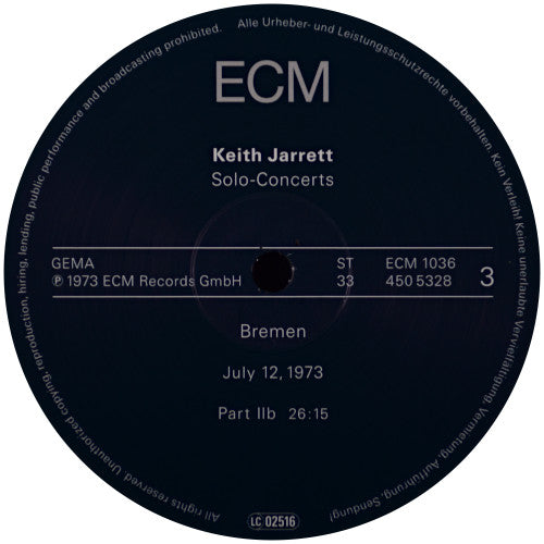 Keith Jarrett : Solo Concerts: Bremen / Lausanne (3xLP, Album, RE + Box)