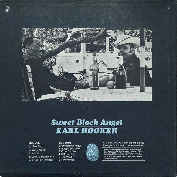 Earl Hooker : Sweet Black Angel (LP, Album, Pit)