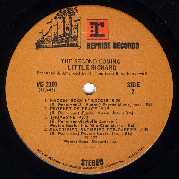 Little Richard : The Second Coming (LP, Album, M/Print, Ter)