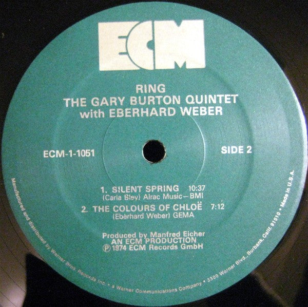 Gary Burton Quintet with Eberhard Weber : Ring (LP, Album)