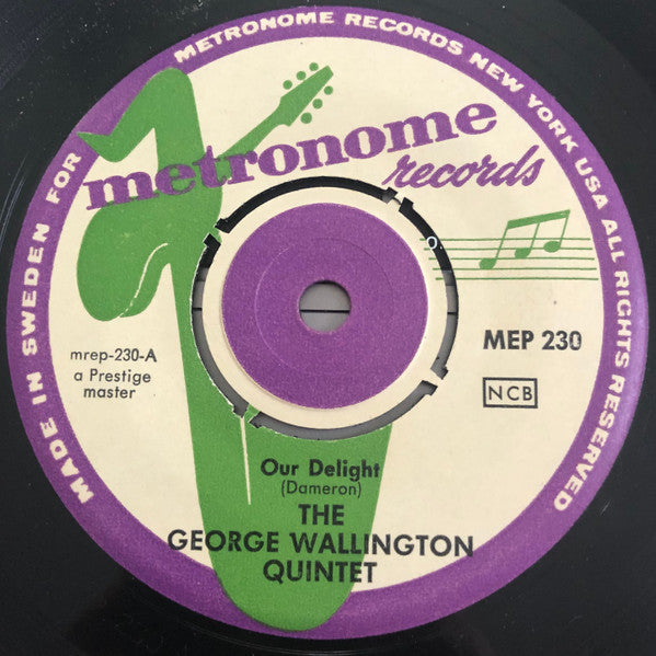 George Wallington Quintet With Phil Woods, Donald Byrd : Jazz For The Carriage Trade, Vol. 1 (7", EP)
