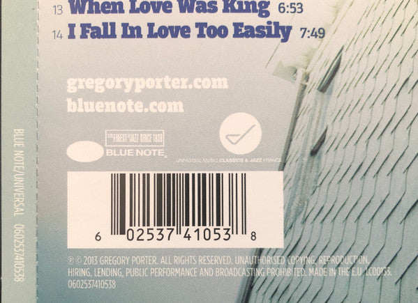 Gregory Porter : Liquid Spirit (CD, Album)