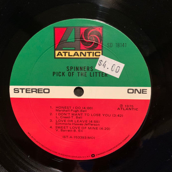 Spinners : Pick Of The Litter (LP, Album, MO )