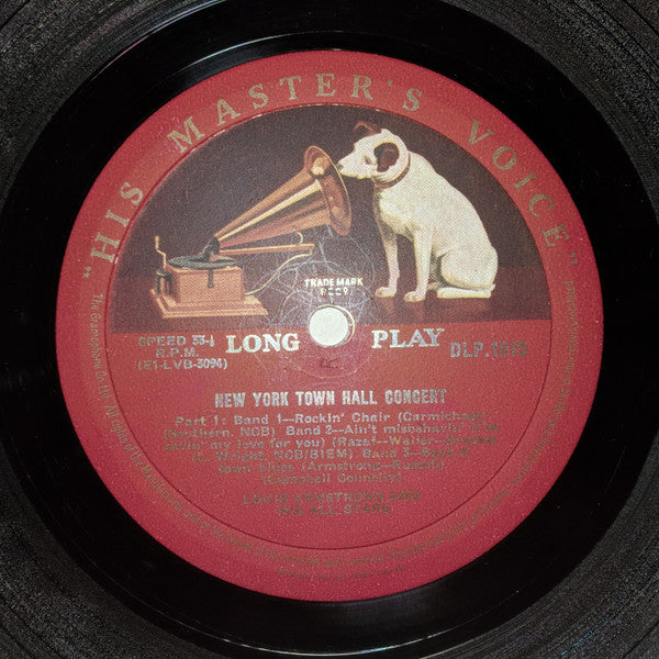 Louis Armstrong And His All-Stars : New York Town Hall (10")
