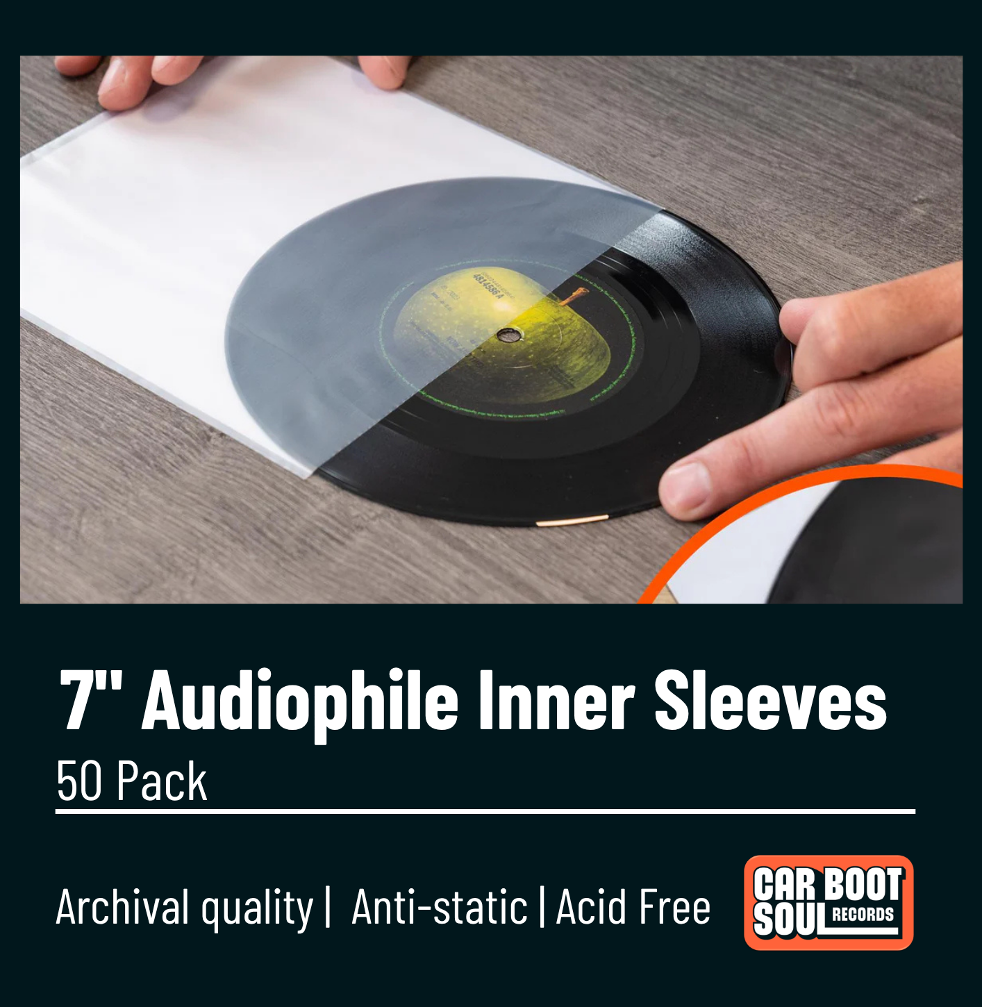 Archival Record Inner Sleeves - 12" 7"