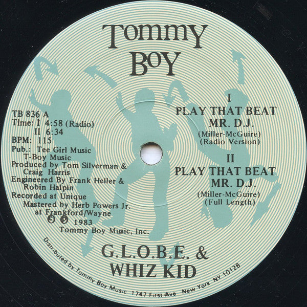 G.L.O.B.E. & Whiz Kid : Play That Beat Mr. D.J. (12", RE)