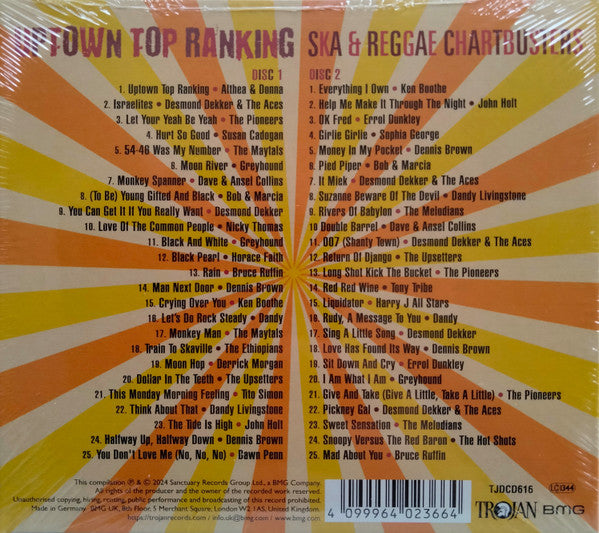 Various : Uptown Top Ranking • Ska & Reggae Chartbusters (2xCD, Comp)
