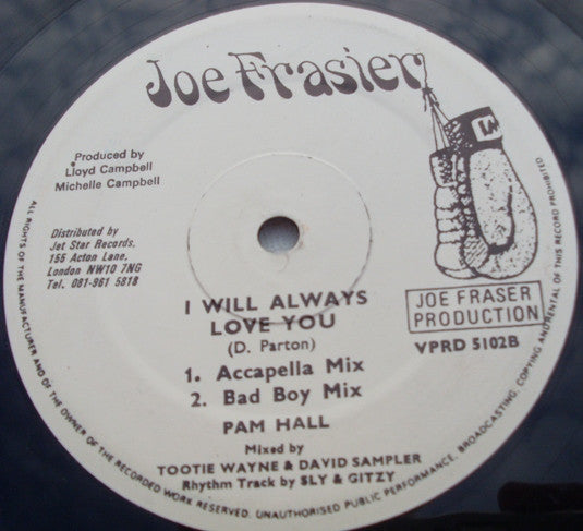 Pam Hall : I Will Always Love You (12", Single, no )