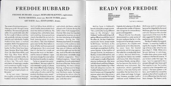 Freddie Hubbard : Ready For Freddie (CD, Album, Copy Prot., RE, RM)
