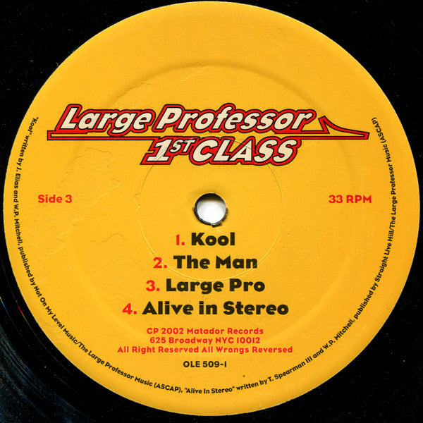 Large Professor : 1st Class (2xLP, Album)