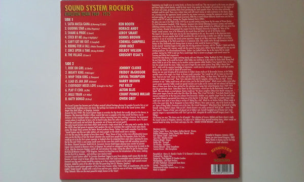 Various : Sound System Rockers Kingston Town 1969-1975 (LP, Comp)