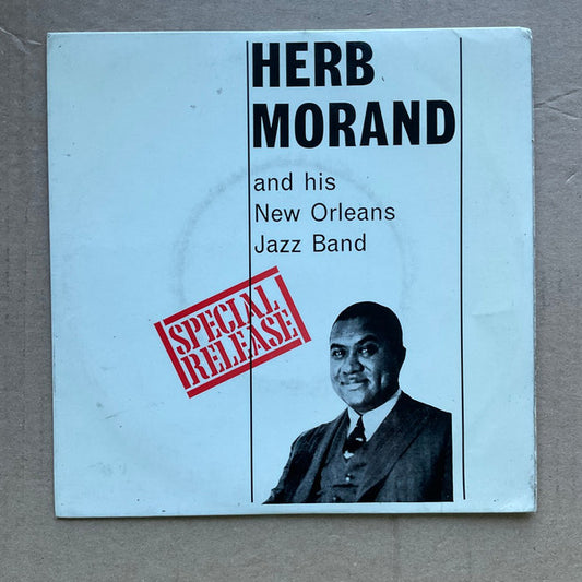 Herb Morand And His New Orleans Jazz Band : Down In Honky Tonk Town  (7", EP, Mono)