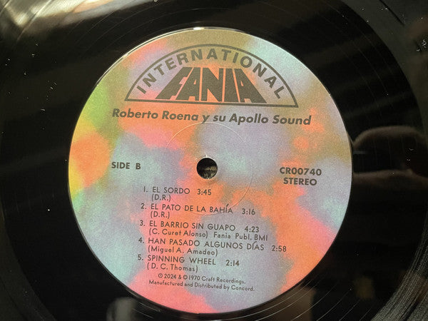 Roberto Roena Y Su Apollo Sound : Roberto Roena Y Su Apollo Sound (LP, Album, RE, 180)