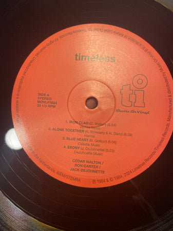 Cedar Walton / Ron Carter / Jack DeJohnette : Cedar Walton / Ron Carter / Jack DeJohnette (LP, Album, RE, 180)