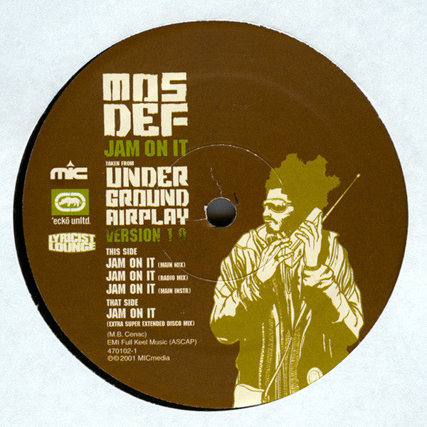 Mos Def : Jam On It (12", Single)
