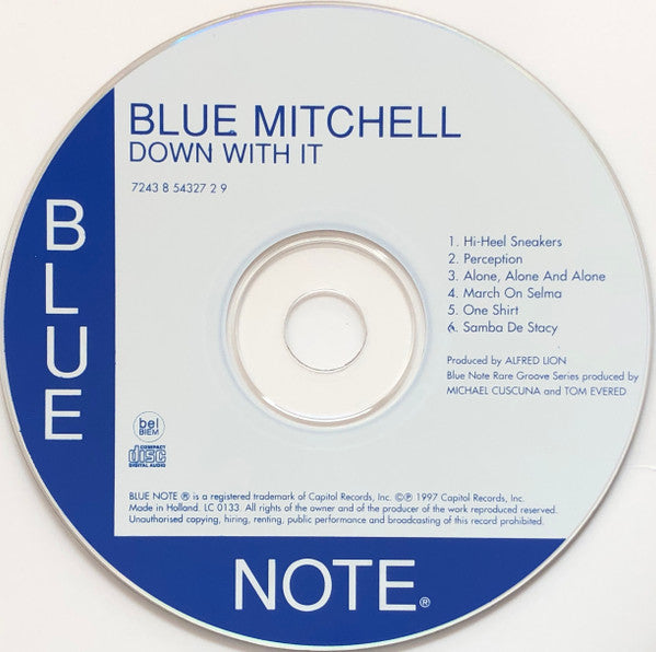 Blue Mitchell : Down With It (CD, Album, RE)
