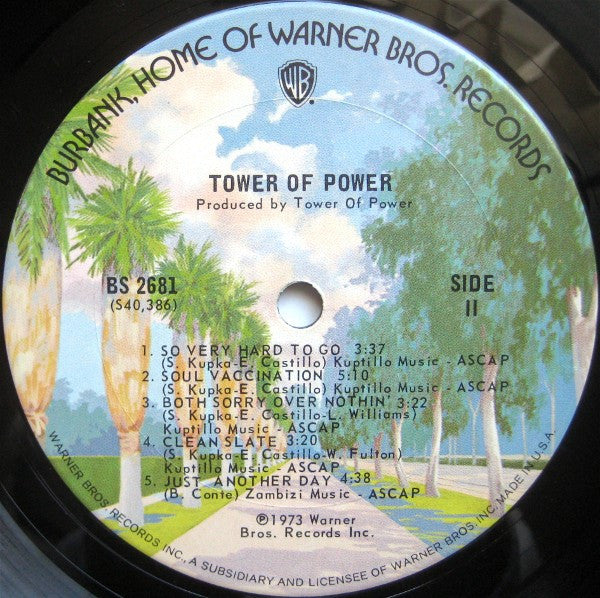 Tower Of Power : Tower Of Power (LP, Album, RP, San)