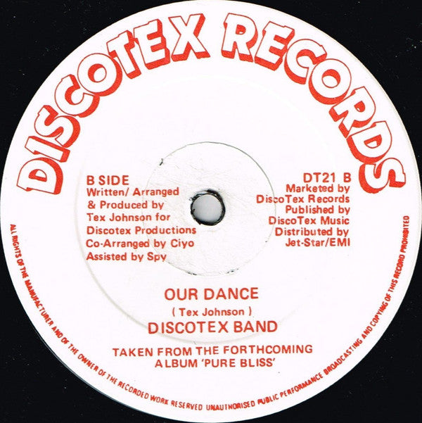Tex Johnson : Ask For A Dance (12")