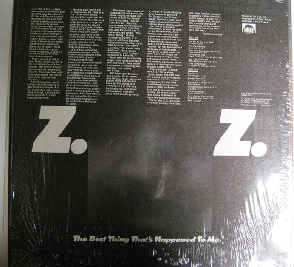 Z.Z. Hill : The Best Thing That's Happened To Me (LP, Album, Res)