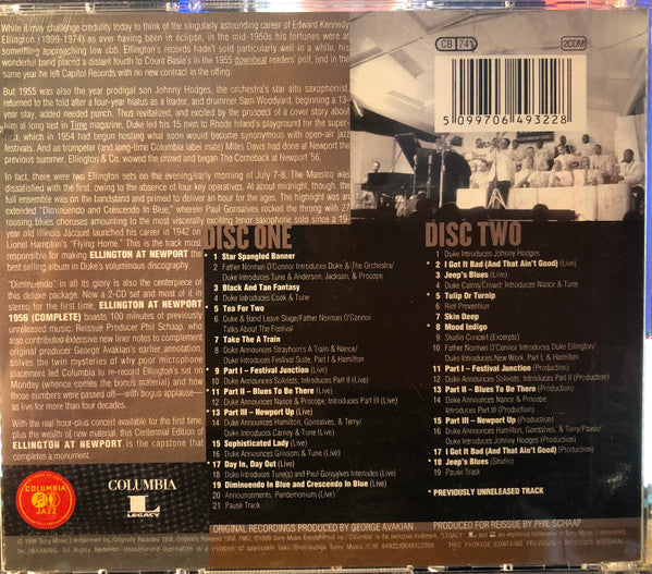 Duke Ellington : Ellington At Newport Complete (2xCD, Album, RE, RM, S/Edition)