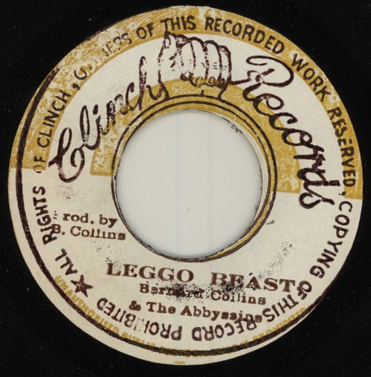 Bernard Collins & The Abyssinians : Leggo Beast (7")