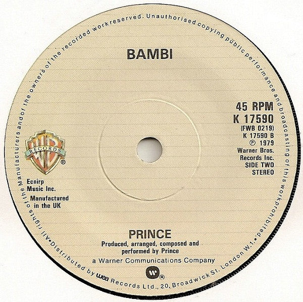 Prince : Sexy Dancer (7", Single)