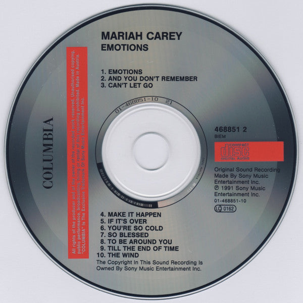Mariah Carey : Emotions (CD, Album)