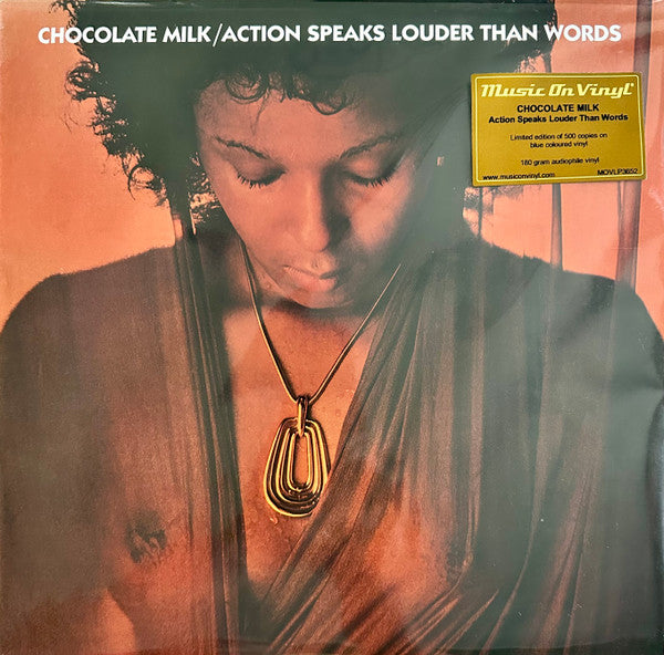 Chocolate Milk (2) : Action Speaks Louder Than Words (LP, Album, Ltd, RE, Blu)