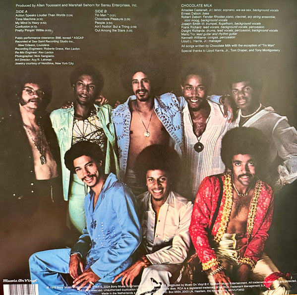 Chocolate Milk (2) : Action Speaks Louder Than Words (LP, Album, Ltd, RE, Blu)