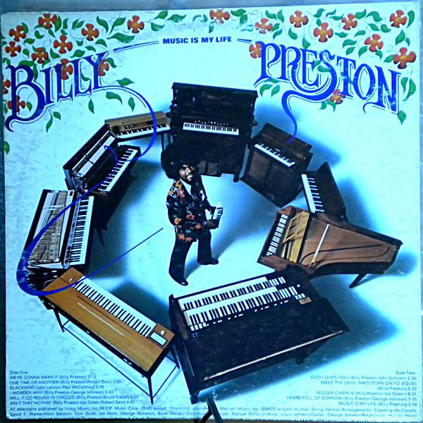 Billy Preston : Music Is My Life (LP, Album, Gat)