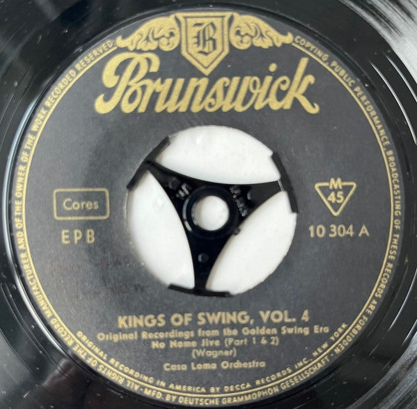 The Casa Loma Orchestra* : Kings Of Swing Vol. 4 (7", EP)