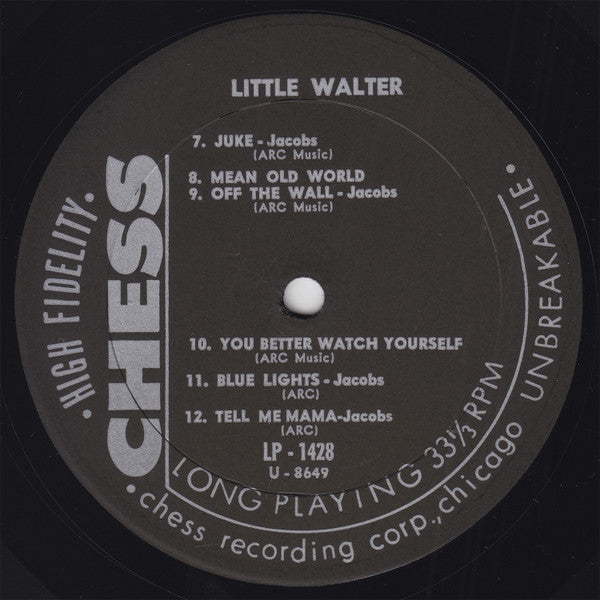 Little Walter : The Best Of Little Walter (LP, Comp, Mono)
