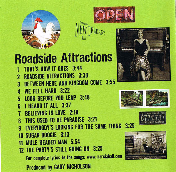 Marcia Ball : Roadside Attractions (CD, Album)