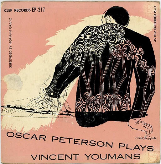 Oscar Peterson : Oscar Peterson Plays Vincent Youmans (7", EP, Mono)