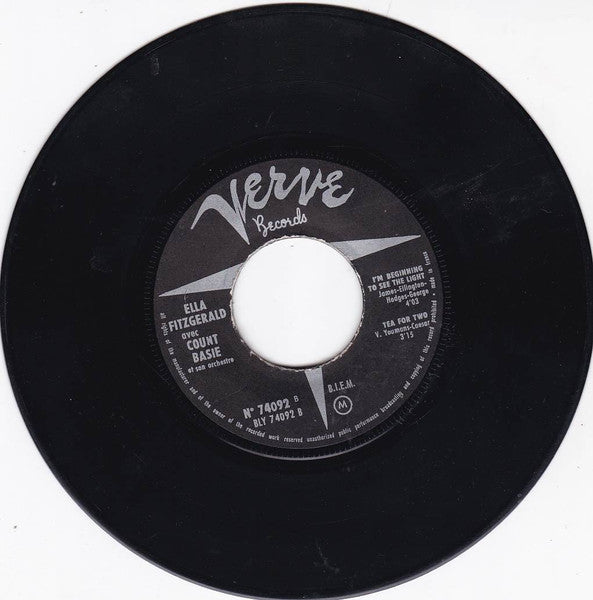 Ella Fitzgerald Et Count Basie : On The Sunny Side Of The Street (7", EP)