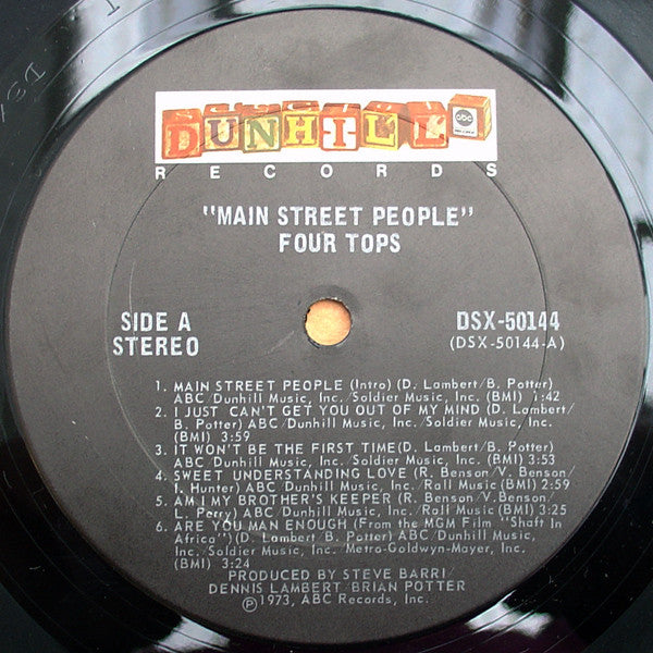 Four Tops : Main Street People (LP, Album, Ter)