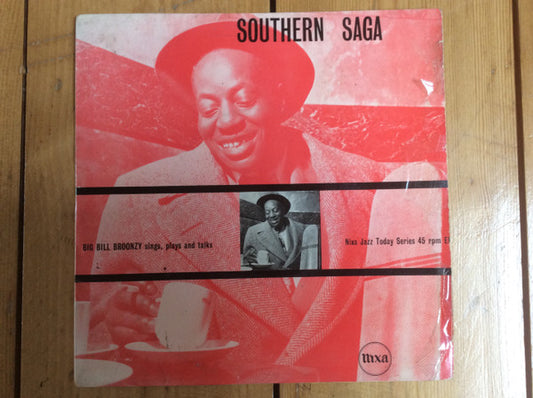 Big Bill Broonzy : Southern Saga (7", EP, Mono)