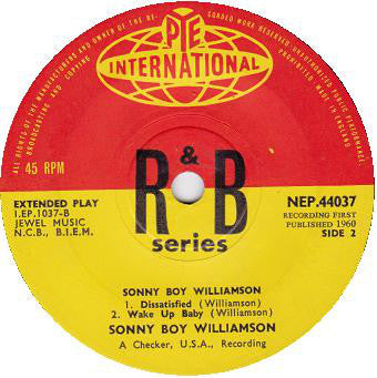 Sonny Boy Williamson (2) : Sonny Boy Williamson (7", EP, Mono)