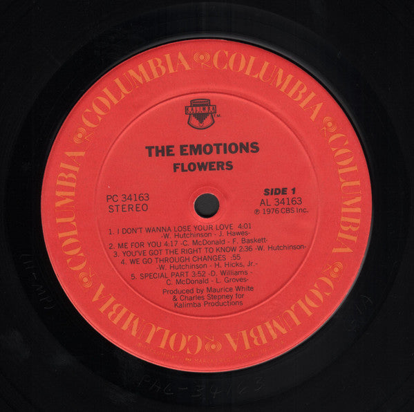 The Emotions : Flowers (LP, Album, RE, bar)